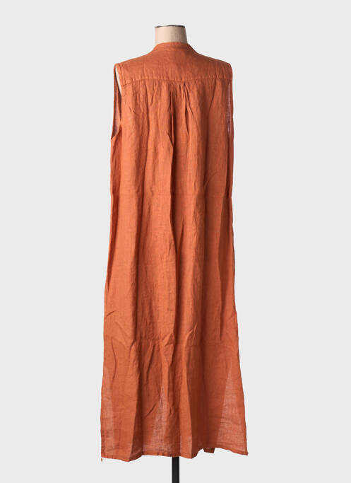 Rochie lungă maro deschis MINETTE femeie