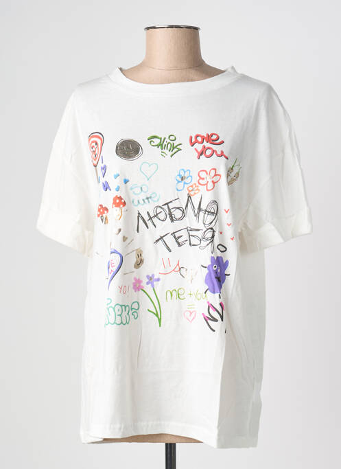 Tricou alb MINETTE femeie