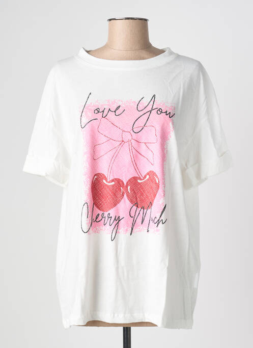 Tricou alb MINETTE femeie