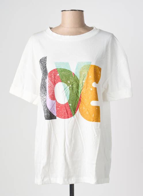 Tricou alb MINETTE femeie