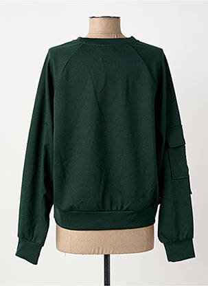 Hanorac elasticitate mâneci lungi verde ONLY femeie