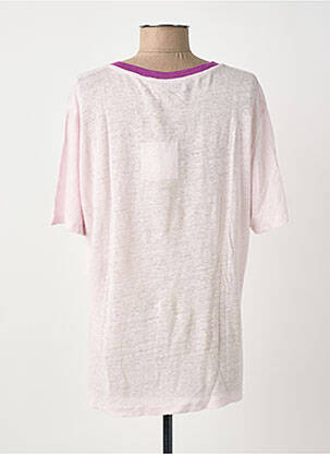 Top elasticitate mâneci scurte violet IMPREVU femeie