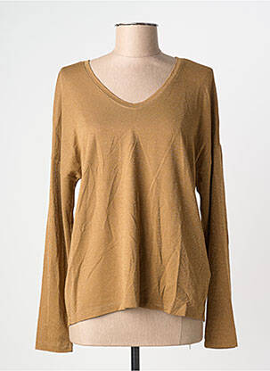 Top auriu ONLY femeie