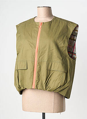 Jachete casual guler rotund verde ADORE femeie