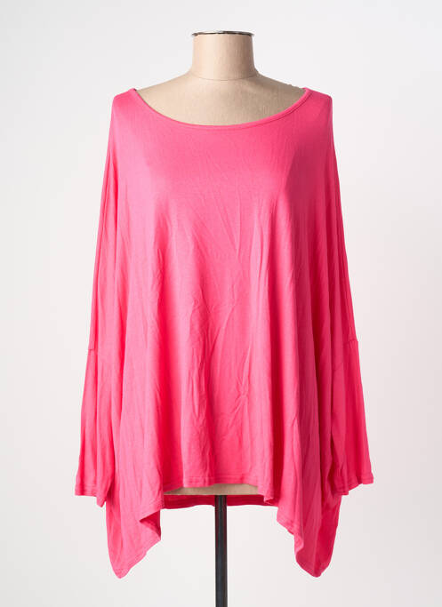 Tunică mâneci lungi roz BE FUN femeie