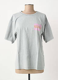 Tricou mâneci trei sferturi mâneci scurte gri deschis NINETTE femme