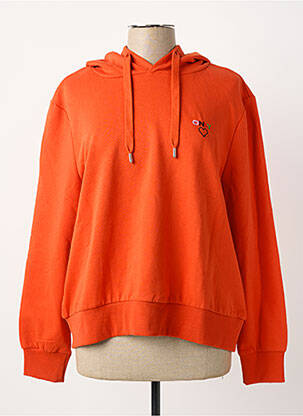 Hanorac cu glugă portocaliu ONLY femeie