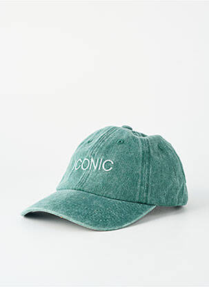 Șapcă țesătură denim verde PIECES unisex