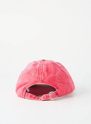 Șapcă țesătură denim roșu PIECES unisex