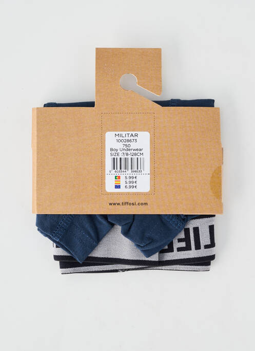 Boxer albastru TIFFOSI băiat