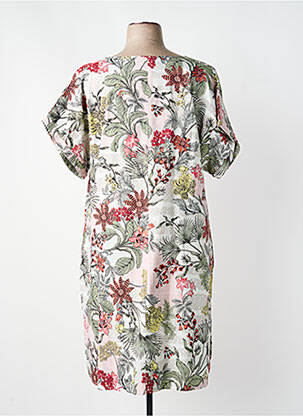 Rochie midi mâneci scurte mâneci scurte verde ORIENTIQUE NATURALLY femeie