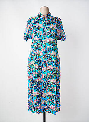 Rochie lungă albastru KALI YOG femeie