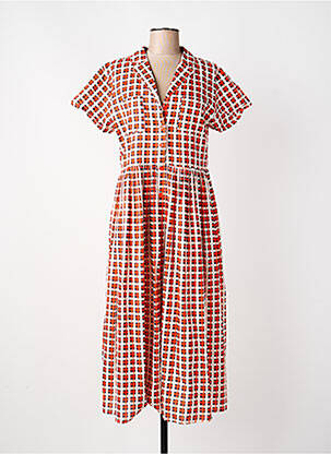 Rochie midi portocaliu KALI YOG femeie