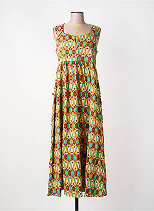 Rochie lungă verde KALI YOG femeie