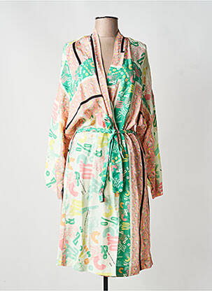 Jachete kimono guler în v roz MADE IN SENS femeie