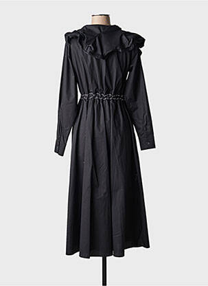 Rochie lungă mâneci lungi mâneci lungi negru BIZE femeie