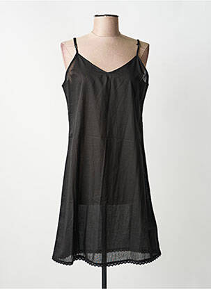 Jupon/fond de rochie broderie negru ORIENTIQUE NATURALLY femeie