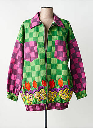 Jachete casual buzunare verde XIWIKJ femeie