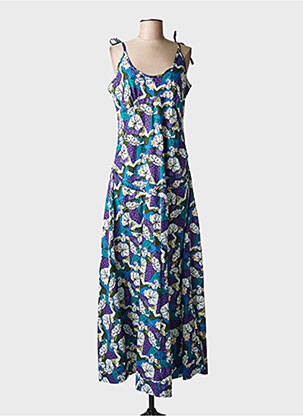 Rochie lungă albastru KALI YOG femeie