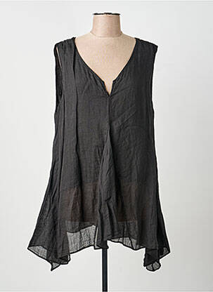 Tunică fără mâneci negru KEDZIOREK femeie