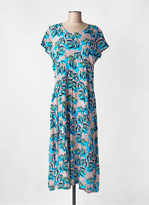 Rochie lungă albastru KALI YOG femeie