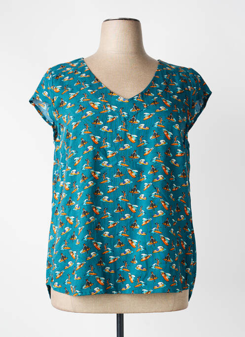 Top verde KALI YOG femeie