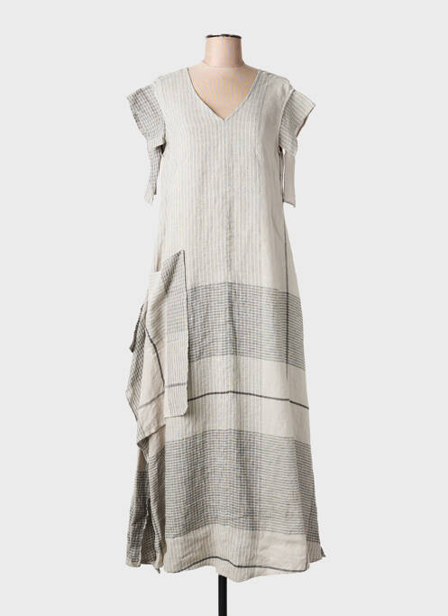 Rochie lungă gri KEDZIOREK femeie