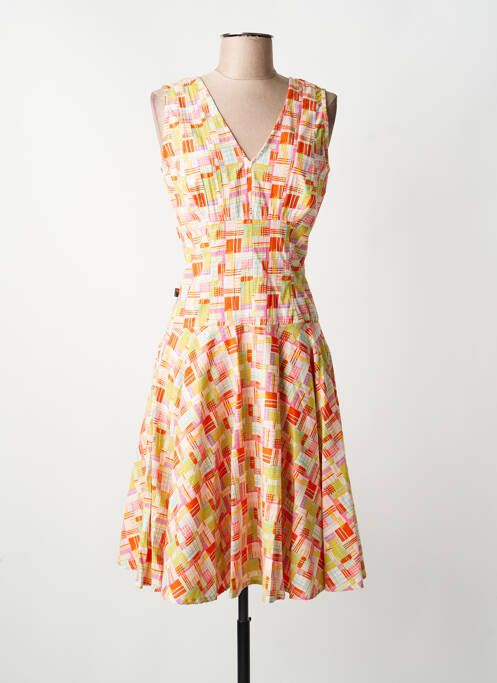 Rochie midi portocaliu KALI YOG femeie