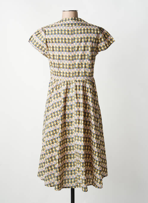 Rochie midi bej KALI YOG femeie