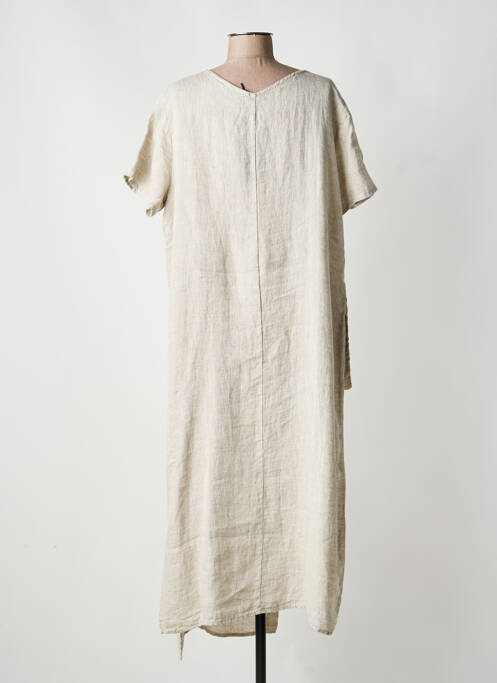 Rochie midi bej KEDZIOREK femeie