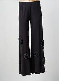 Pantalon drept elasticitate mărime normală negru BIZE femeie