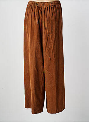 Pantalon larg buzunare mărime normală maro ORIENTIQUE NATURALLY femeie