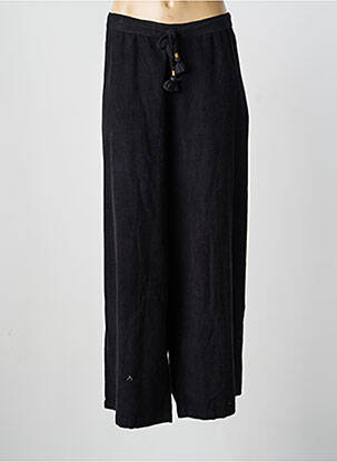 Pantalon larg buzunare mărime normală negru ORIENTIQUE NATURALLY femeie