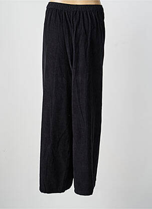 Pantalon larg buzunare mărime normală negru ORIENTIQUE NATURALLY femeie