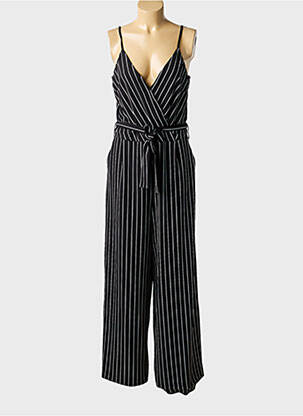 Salopetă-pantalon închidere cu nasturi pe față fără mâneci negru XT STUDIO femeie