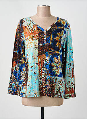 Tricou albastru ORIENTIQUE NATURALLY femeie