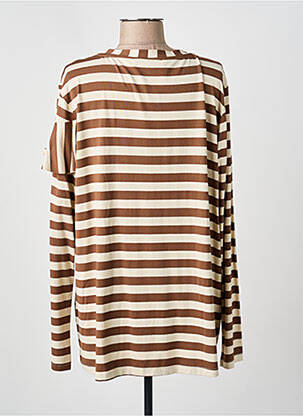Tricou mâneci lungi mâneci lungi maro URBAN BY ALEMBIKA femeie