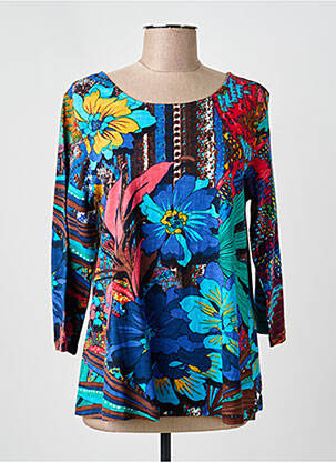 Tricou albastru ORIENTIQUE NATURALLY femeie