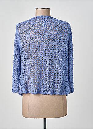 Vestă cu mâneci lungi mâneci 3/4 albastru BLEU MANDARINE femeie
