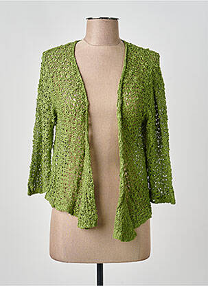 Vestă cu mâneci lungi mâneci 3/4 verde BLEU MANDARINE femeie