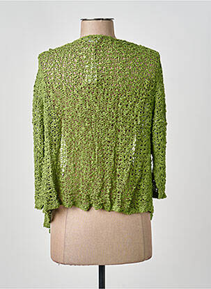 Vestă cu mâneci lungi mâneci 3/4 verde BLEU MANDARINE femeie