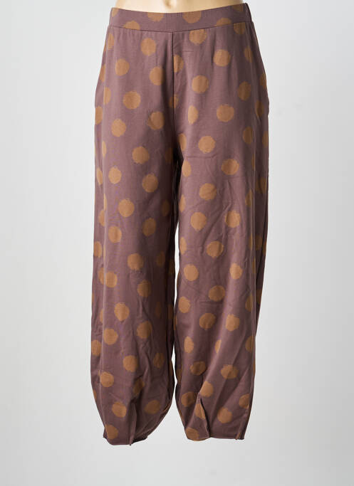 Pantalon larg maro KEDZIOREK femeie