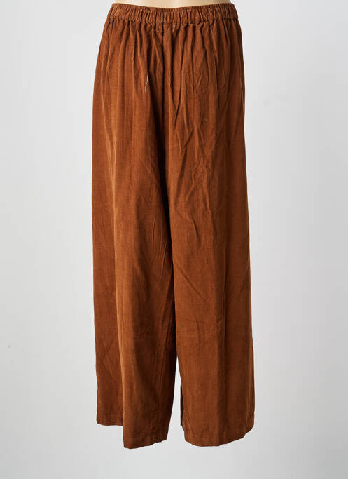 Pantalon larg maro ORIENTIQUE NATURALLY femeie