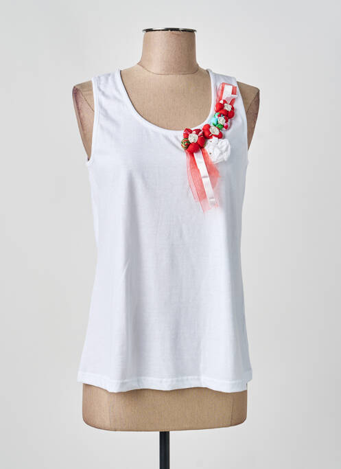 Top alb RHUM RAISIN femeie