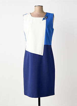 Rochie midi fără mâneci fără mâneci albastru GREGORY PAT femeie