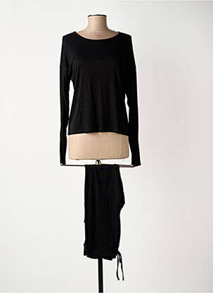 Set pantaloni negru COULEURS DU TEMPS femeie