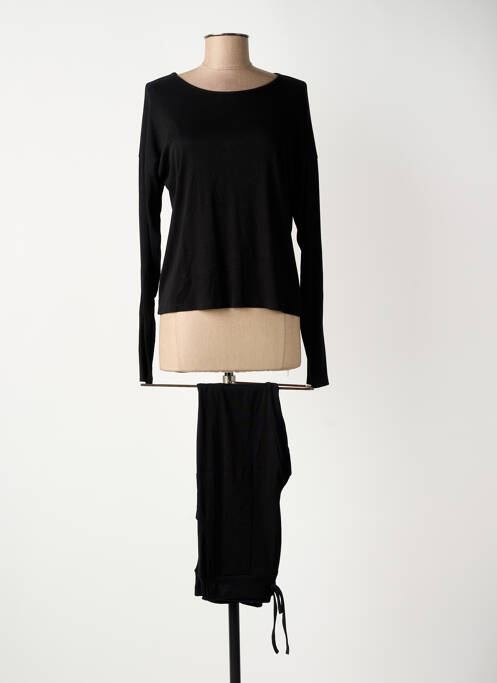 Set pantaloni negru COULEURS DU TEMPS femeie