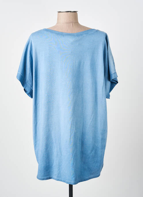 Top albastru COULEURS DU TEMPS femeie