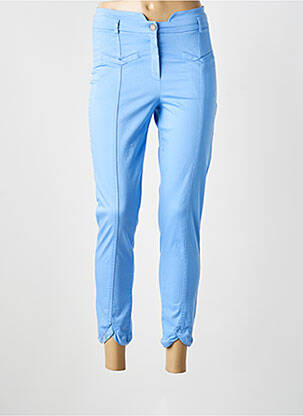 Pantalon 7/8 elasticitate mărime normală albastru MERI & ESCA femeie