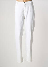 Pantalon slim elasticitate mărime normală bej GUY DUBOUIS femme